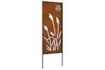 Garden Privacy Screen Rusty 50 X140cm Weathering Steel Garden Privacy Screen Rusty 50 X140cm Weathering Steel