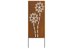 Garden Privacy Screen Rusty 50 X140cm Weathering Steel Garden Privacy Screen Rusty 50 X140cm Weathering Steel