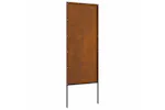 Garden Privacy Screen Rusty 50 X140cm Weathering Steel Garden Privacy Screen Rusty 50 X140cm Weathering Steel