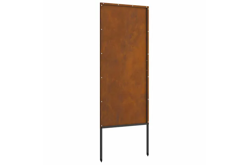 Garden Privacy Screen Rusty 50 X140cm Weathering Steel Garden Privacy Screen Rusty 50 X140cm Weathering Steel