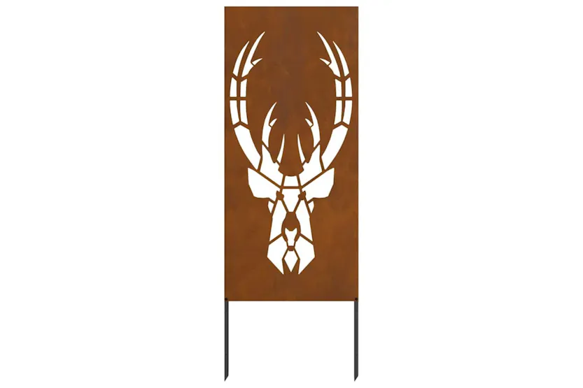 Garden Privacy Screen Rusty 50 X140cm Weathering Steel Garden Privacy Screen Rusty 50 X140cm Weathering Steel