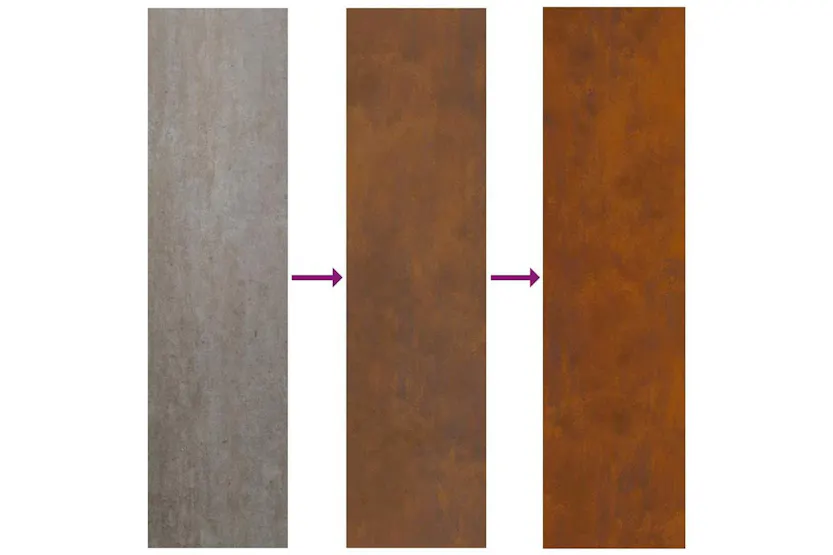Garden Privacy Screen Rusty 50 X140cm Weathering Steel Garden Privacy Screen Rusty 50 X140cm Weathering Steel