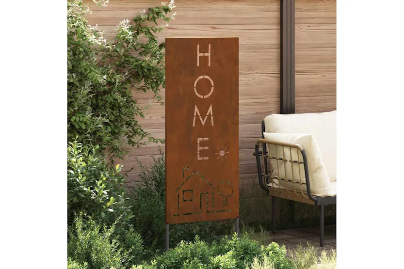 Garden Privacy Screen Rusty 50 X140cm Weathering Steel Garden Privacy Screen Rusty 50 X140cm Weathering Steel