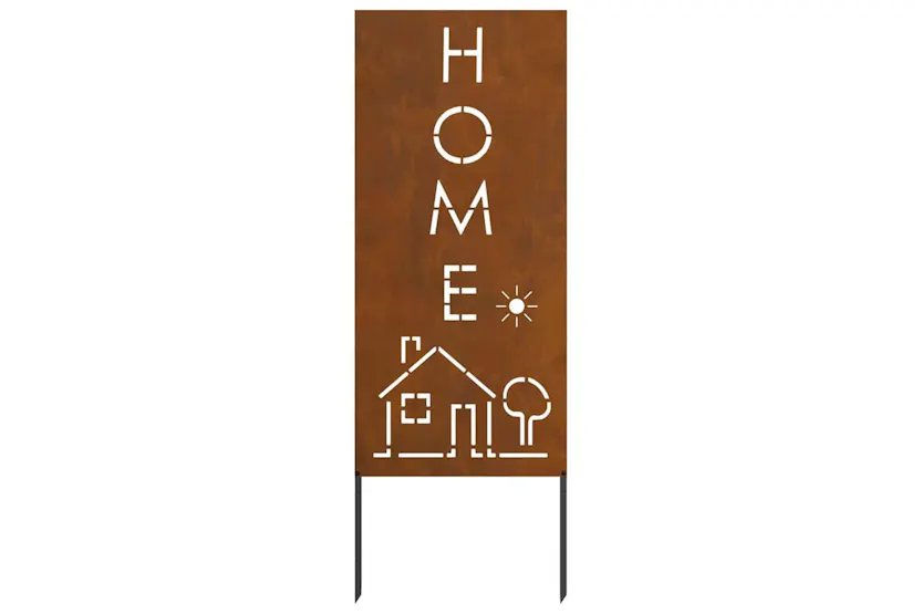 Garden Privacy Screen Rusty 50 X140cm Weathering Steel Garden Privacy Screen Rusty 50 X140cm Weathering Steel