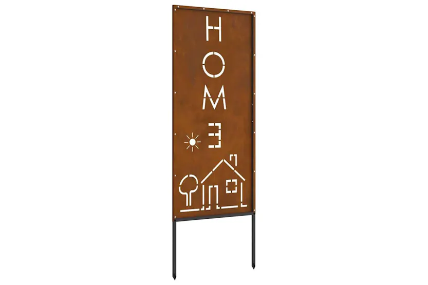 Garden Privacy Screen Rusty 50 X140cm Weathering Steel Garden Privacy Screen Rusty 50 X140cm Weathering Steel