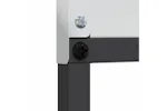 Garden Privacy Screen Silver 32 X140cm Galvanised Steel Garden Privacy Screen Silver 32 X140cm Galvanised Steel