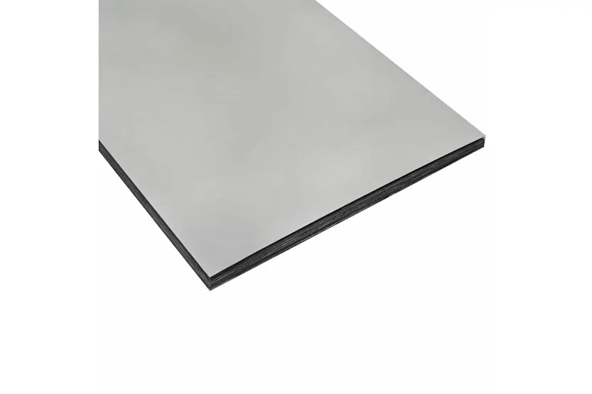 Garden Privacy Screen Silver 32 X140cm Galvanised Steel Garden Privacy Screen Silver 32 X140cm Galvanised Steel