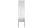 Garden Privacy Screen Silver 32 X140cm Stainless Steel Garden Privacy Screen Silver 32 X140cm Stainless Steel