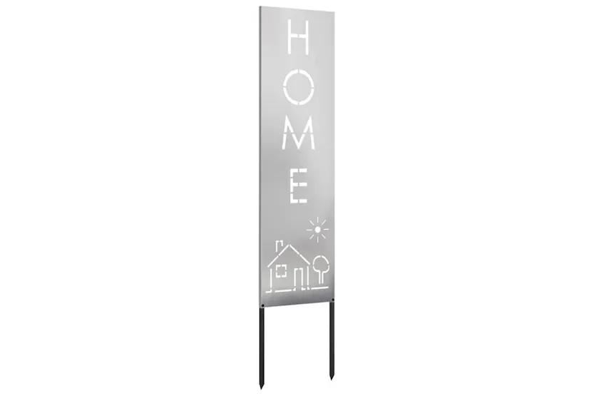 Garden Privacy Screen Silver 32 X140cm Stainless Steel Garden Privacy Screen Silver 32 X140cm Stainless Steel