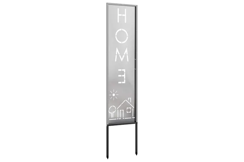 Garden Privacy Screen Silver 32 X140cm Stainless Steel Garden Privacy Screen Silver 32 X140cm Stainless Steel
