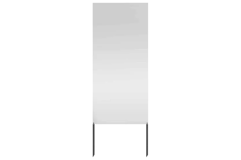Garden Privacy Screen Silver 50 X140cm Galvanised Steel Garden Privacy Screen Silver 50 X140cm Galvanised Steel
