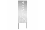 Garden Privacy Screen Silver 50 X140cm Galvanised Steel Garden Privacy Screen Silver 50 X140cm Galvanised Steel