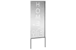 Garden Privacy Screen Silver 50 X140cm Galvanised Steel Garden Privacy Screen Silver 50 X140cm Galvanised Steel
