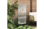 Garden Privacy Screen Silver 50 X140cm Stainless Steel Garden Privacy Screen Silver 50 X140cm Stainless Steel