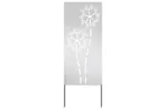 Garden Privacy Screen Silver 50 X140cm Stainless Steel Garden Privacy Screen Silver 50 X140cm Stainless Steel