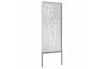 Garden Privacy Screen Silver 50 X140cm Stainless Steel Garden Privacy Screen Silver 50 X140cm Stainless Steel