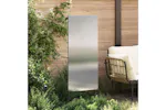 Garden Privacy Screen Silver 50 X140cm Stainless Steel Garden Privacy Screen Silver 50 X140cm Stainless Steel
