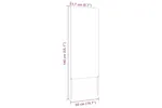 Garden Privacy Screen Silver 50 X140cm Stainless Steel Garden Privacy Screen Silver 50 X140cm Stainless Steel