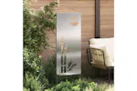 Garden Privacy Screen Silver 50 X140cm Stainless Steel Garden Privacy Screen Silver 50 X140cm Stainless Steel