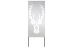 Garden Privacy Screen Silver 50 X140cm Stainless Steel Garden Privacy Screen Silver 50 X140cm Stainless Steel
