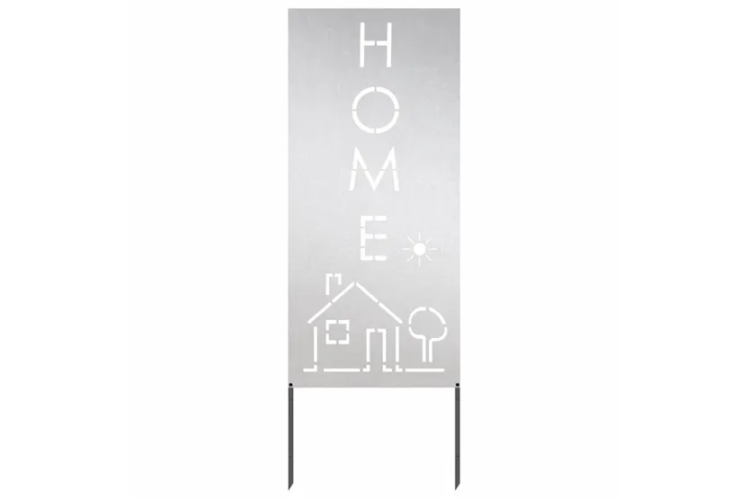 Garden Privacy Screen Silver 50 X140cm Stainless Steel Garden Privacy Screen Silver 50 X140cm Stainless Steel