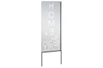 Garden Privacy Screen Silver 50 X140cm Stainless Steel Garden Privacy Screen Silver 50 X140cm Stainless Steel