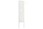 Garden Privacy Screen White 32 X140cm Cold-rolled Steel Garden Privacy Screen White 32 X140cm Cold-rolled Steel