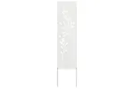 Garden Privacy Screen White 32 X140cm Cold-rolled Steel Garden Privacy Screen White 32 X140cm Cold-rolled Steel