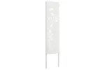 Garden Privacy Screen White 32 X140cm Cold-rolled Steel Garden Privacy Screen White 32 X140cm Cold-rolled Steel