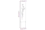 Garden Privacy Screen White 32 X140cm Cold-rolled Steel Garden Privacy Screen White 32 X140cm Cold-rolled Steel