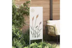 Garden Privacy Screen White 50 X140cm Cold-rolled Steel Garden Privacy Screen White 50 X140cm Cold-rolled Steel