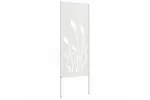 Garden Privacy Screen White 50 X140cm Cold-rolled Steel Garden Privacy Screen White 50 X140cm Cold-rolled Steel