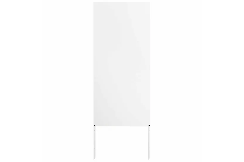 Garden Privacy Screen White 50 X140cm Cold-rolled Steel Garden Privacy Screen White 50 X140cm Cold-rolled Steel