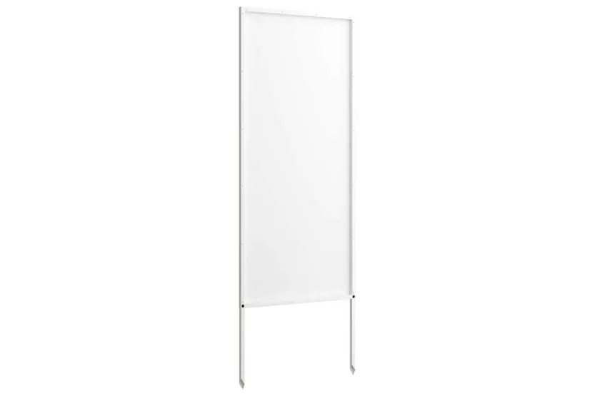 Garden Privacy Screen White 50 X140cm Cold-rolled Steel Garden Privacy Screen White 50 X140cm Cold-rolled Steel