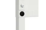 Garden Privacy Screen White 50 X140cm Cold-rolled Steel Garden Privacy Screen White 50 X140cm Cold-rolled Steel