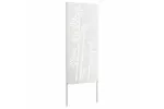 Garden Privacy Screen White 50 X140cm Cold-rolled Steel Garden Privacy Screen White 50 X140cm Cold-rolled Steel