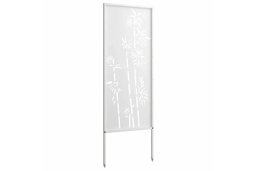 Garden Privacy Screen White 50 X140cm Cold-rolled Steel Garden Privacy Screen White 50 X140cm Cold-rolled Steel