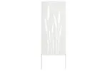 Garden Privacy Screen White 50 X140cm Cold-rolled Steel Garden Privacy Screen White 50 X140cm Cold-rolled Steel