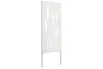 Garden Privacy Screen White 50 X140cm Cold-rolled Steel Garden Privacy Screen White 50 X140cm Cold-rolled Steel