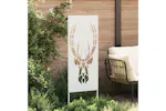 Garden Privacy Screen White 50 X140cm Cold-rolled Steel Garden Privacy Screen White 50 X140cm Cold-rolled Steel