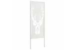 Garden Privacy Screen White 50 X140cm Cold-rolled Steel Garden Privacy Screen White 50 X140cm Cold-rolled Steel