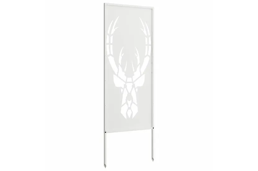 Garden Privacy Screen White 50 X140cm Cold-rolled Steel Garden Privacy Screen White 50 X140cm Cold-rolled Steel