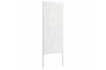 Garden Privacy Screen White 50 X140cm Cold-rolled Steel Garden Privacy Screen White 50 X140cm Cold-rolled Steel