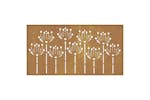 Garden Wall Decoration 105x55 Cm Corten Steel Flower Design Garden Wall Decoration 105x55 Cm Corten Steel Flower Design