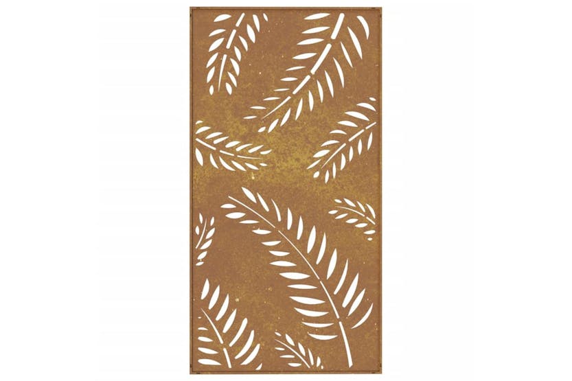 Garden Wall Decoration 105x55 Cm Corten Steel Leaf Design Garden Wall Decoration 105x55 Cm Corten Steel Leaf Design