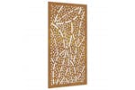 Garden Wall Decoration 105x55 Cm Corten Steel Leaf Design Garden Wall Decoration 105x55 Cm Corten Steel Leaf Design