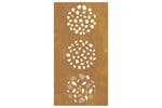 Garden Wall Decoration 105x55 Cm Corten Steel Leaf Design Garden Wall Decoration 105x55 Cm Corten Steel Leaf Design