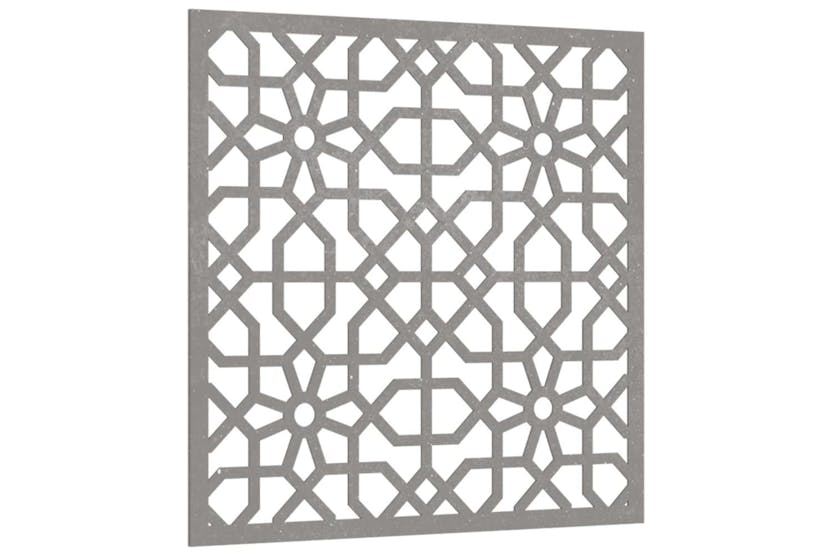 Garden Wall Decoration 55x55 Cm Corten Steel Moorish Design Garden Wall Decoration 55x55 Cm Corten Steel Moorish Design
