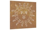 Garden Wall Decoration 55x55 Cm Corten Steel Sun Design Garden Wall Decoration 55x55 Cm Corten Steel Sun Design