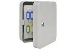 Key Box With Lock White 20 X 75 X 25 Cm Steel Key Box With Lock White 20 X 75 X 25 Cm Steel